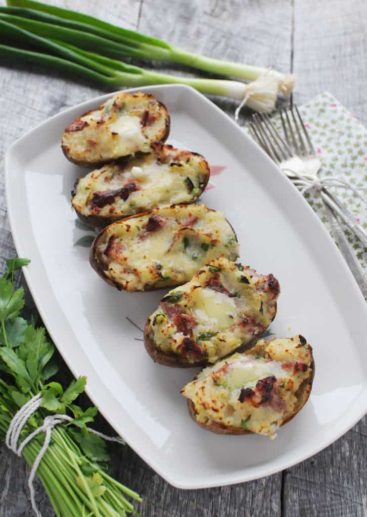 Colcannon Twice Baked Potatoes by EatinontheCheap.com
