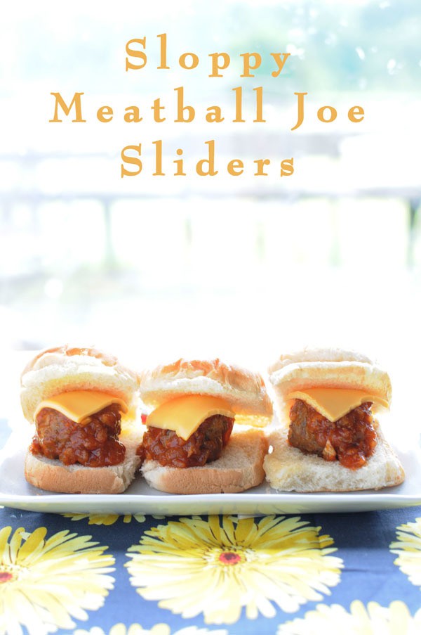 Sloppy Meatball Joe Sliders from Eatin' on the Cheap