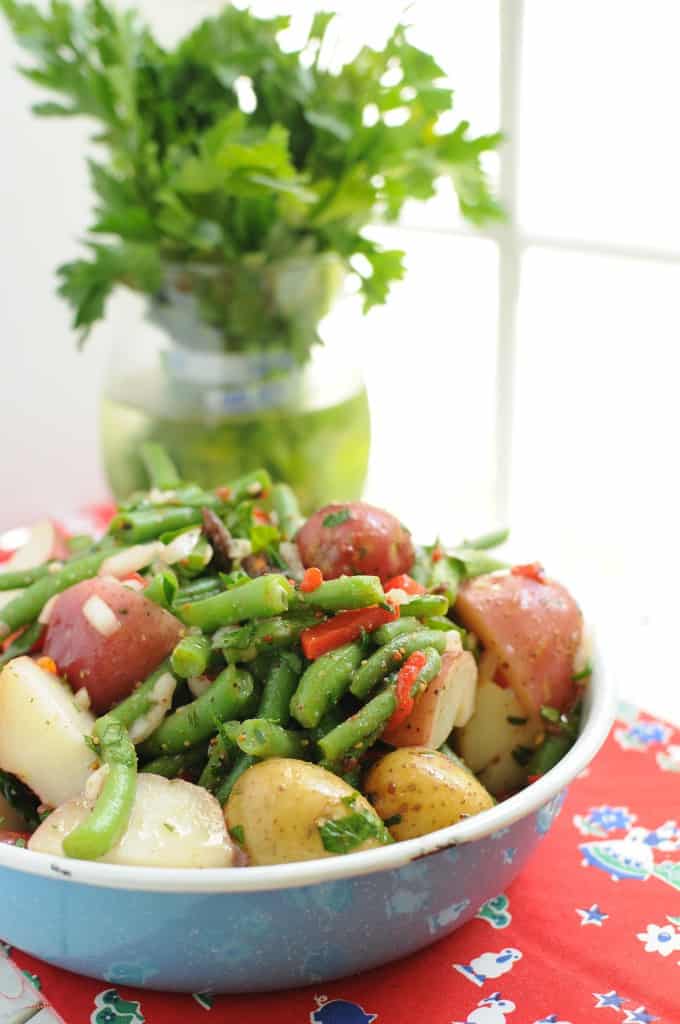 Green Bean and New Potato Salad