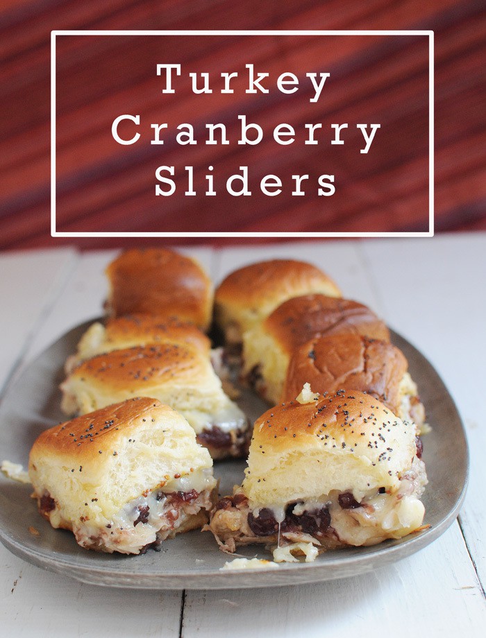 Turkey Cranberry Sliders from EatinontheCheap.com
